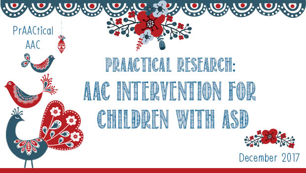 PrAACtical Research: AAC Intervention for Children with ASD