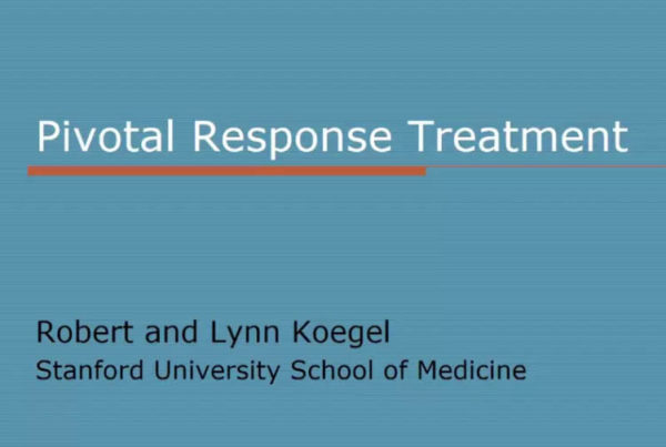 Video of the Week: Pivotal Response Treatment