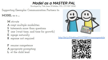 Building AAC Facilitation Skills with Tabi Jones-Wohleber: MASTER PAL Training, Module 1