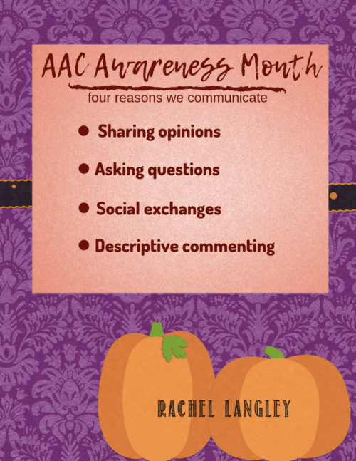 Building AAC Awareness: Using AAC to Express a Range of Functions