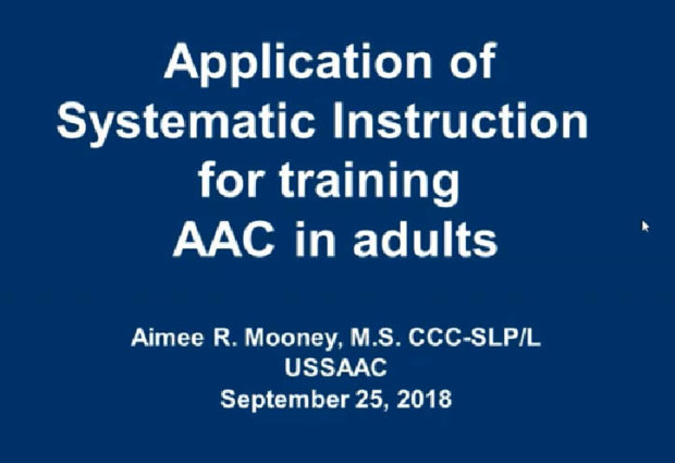 Video of the Week: Systematic AAC Instruction for Adults