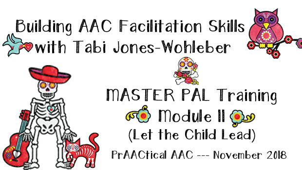 Building AAC Facilitation Skills with Tabi Jones-Wohleber: MASTER PAL Training, Module 11 (Let the Child Lead)