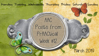 AAC Posts from PrAACtical Week #12: March 2019