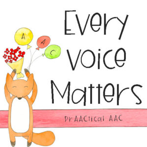 Decorative Image with Text: Every voice matters