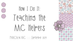 Decorative image reading How I Do It: Teaching the AAC Helpers