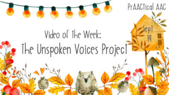 Decorative image reading Video of the Week: The Unspoken Voices Project