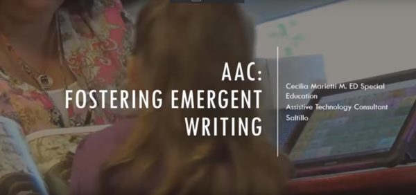 Title Slide: Fostering Emergent Writing in AAC Users