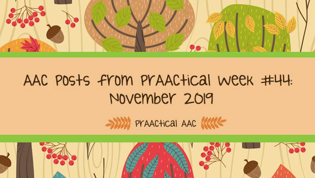 AAC Posts from PrAACtical Week #44: November 2019