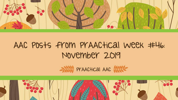 AAC Posts from PrAACtical Week #46: November 2019