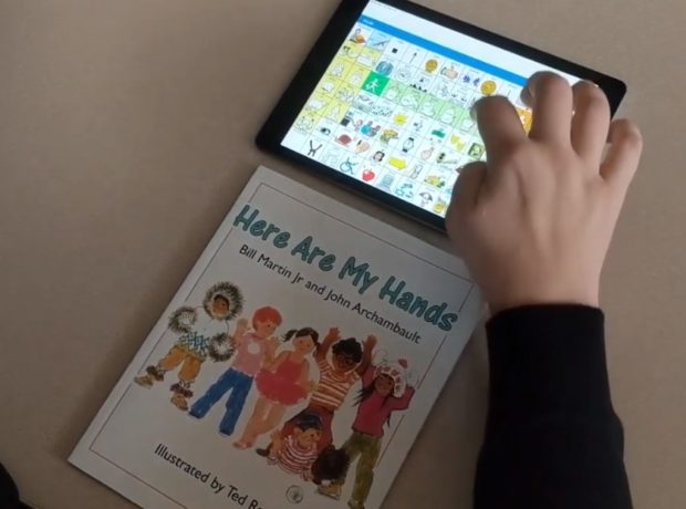 TELL ME About It: AAC Learning with ‘Here Are My Hands’!