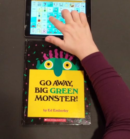 TELL ME About It: AAC Learning with ‘Go Away, Big Green Monster!’
