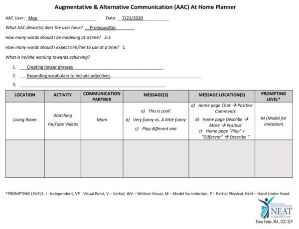 AAC Implementation from a 'Communication World' Perspective
