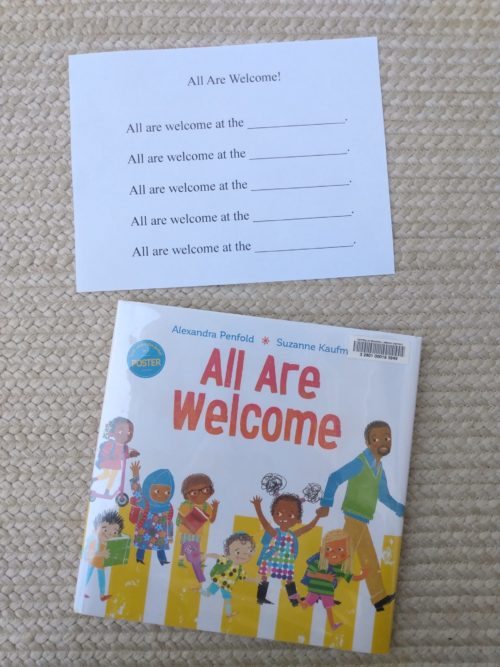 TELL ME About It: AAC Learning with ‘All Are Welcome’!
