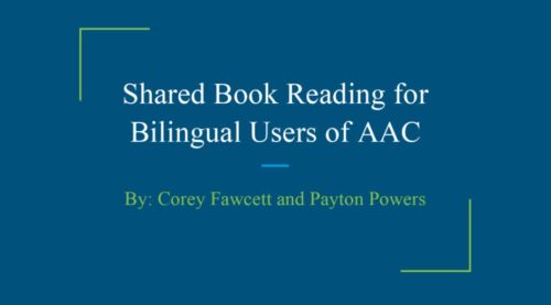 Growing AAC Professionals: AAC-friendly Books