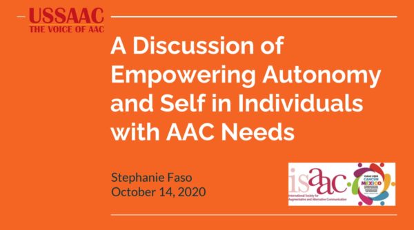Video of the Week: Empowering Autonomy and Self in Individuals with AAC Needs