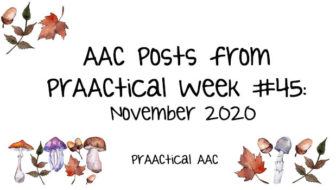 AAC Posts from PrAACtical Week #44: November 2020