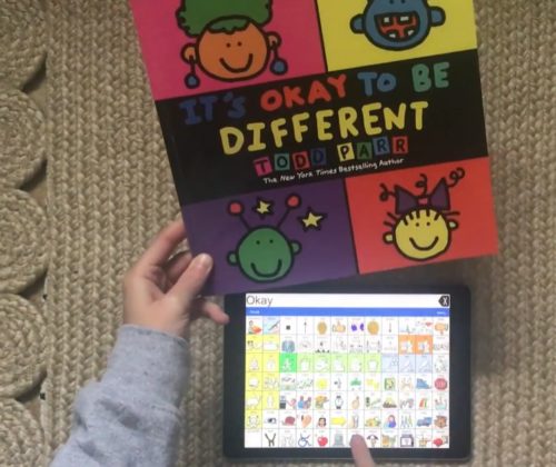 TELL ME About It: AAC Learning with 'It's Okay to Be Different!'