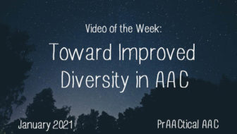 Video of the Week: Toward Improved Diversity in AAC