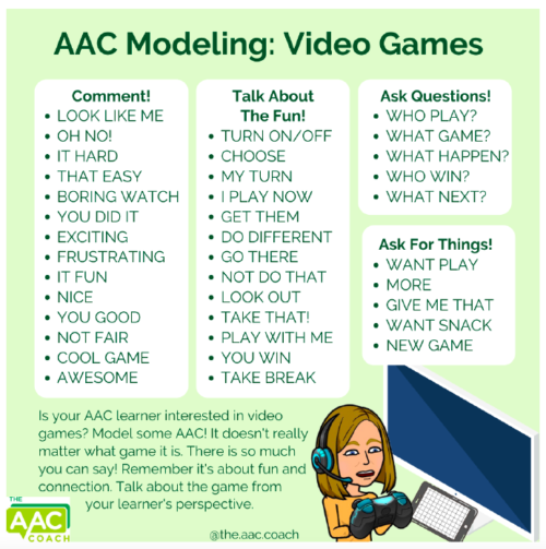 AAC in Secondary School: Using Games to Support AAC Learning for Older Students