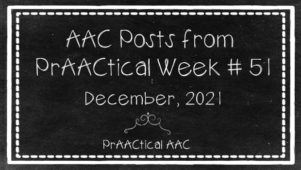 AAC Posts from PrAACtical Week # 51: December 2021