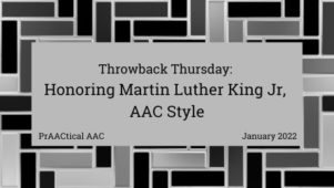 Throwback Thursday: Honoring Martin Luther King Jr, AAC Style