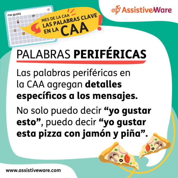 Infographic from Assistiveware in Spanish