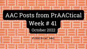 AAC Posts from PrAACtical Week # 41: October 2022
