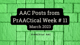 AAC Posts from PrAACtical Week # 11: March 2023