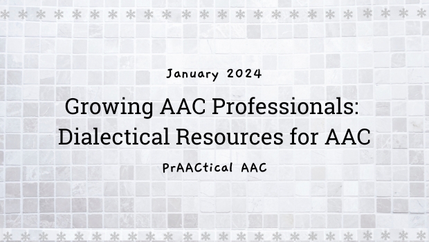 Growing AAC Professionals
