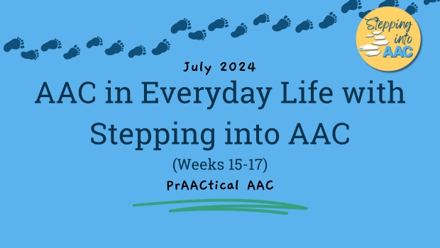 AAC in Everyday Life with Stepping into AAC (Weeks 15-17)