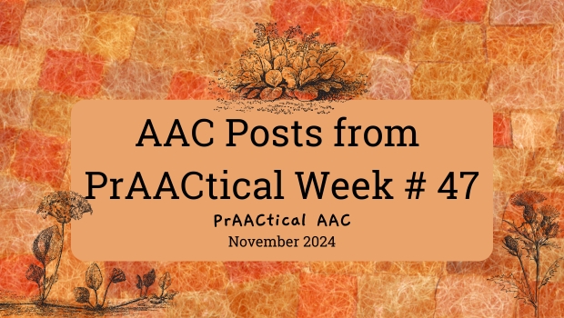 AAC Posts from PrAACtical Week # 47: November 2024