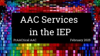 AAC Services in the IEP